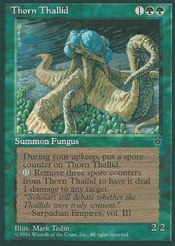 1994 Magic the Gathering Fallen Empires #NNO Thorn Thallid Front