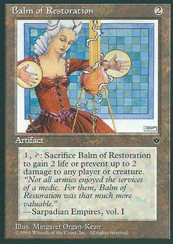 1994 Magic the Gathering Fallen Empires #NNO Balm of Restoration Front