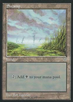 1996 Magic the Gathering Mirage #NNO Swamp Front