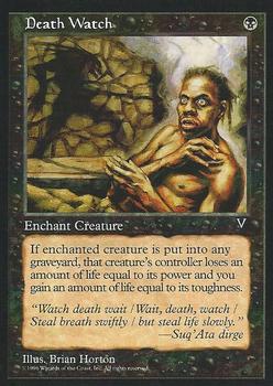 1997 Magic the Gathering Visions #NNO Death Watch Front