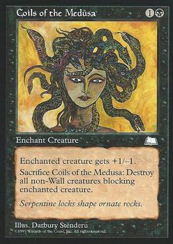 1997 Magic the Gathering Weatherlight #NNO Coils of the Medusa Front