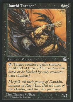 1998 Magic the Gathering Stronghold #NNO Dauthi Trapper Front