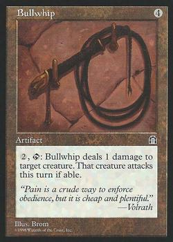 1998 Magic the Gathering Stronghold #NNO Bullwhip Front