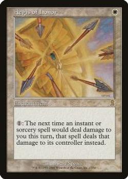 2001 Magic the Gathering Odyssey #1 Aegis of Honor Front