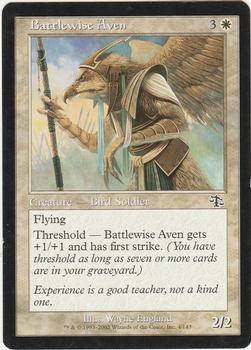 2002 Magic the Gathering Judgment #4 Battlewise Aven Front