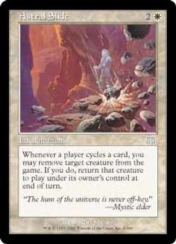 2002 Magic the Gathering Onslaught #4 Astral Slide Front