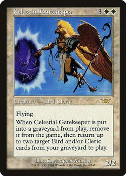 2003 Magic the Gathering Legions #6 Celestial Gatekeeper Front