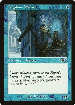 2003 Magic the Gathering Legions #38 Fugitive Wizard Front