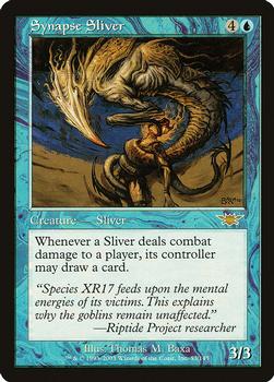 2003 Magic the Gathering Legions #53 Synapse Sliver Front