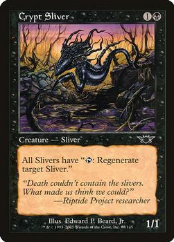 2003 Magic the Gathering Legions #63 Crypt Sliver Front