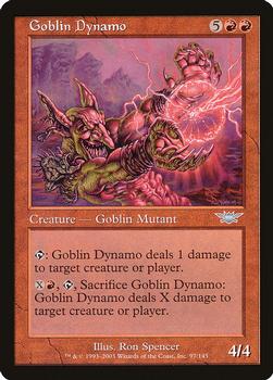 2003 Magic the Gathering Legions #97 Goblin Dynamo Front