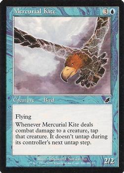 2003 Magic the Gathering Scourge #39 Mercurial Kite Front