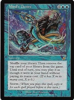 2003 Magic the Gathering Scourge #41 Mind's Desire Front