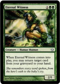 2004 Magic the Gathering Fifth Dawn #86 Eternal Witness Front
