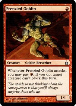2005 Magic the Gathering Ravnica: City of Guilds #125 Frenzied Goblin Front