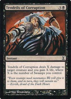 2006 Magic the Gathering Time Spiral #136 Tendrils of Corruption Front
