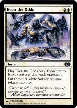2007 Magic the Gathering Future Sight #6 Even the Odds Front
