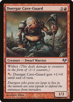 2008 Magic the Gathering Eventide #51 Duergar Cave-Guard Front