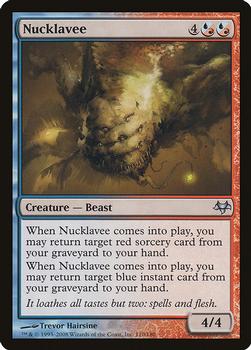 2008 Magic the Gathering Eventide #110 Nucklavee Front