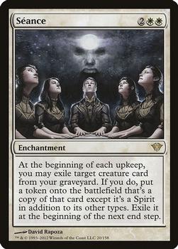 2012 Magic the Gathering Dark Ascension #20 Séance Front