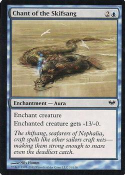 2012 Magic the Gathering Dark Ascension #31 Chant of the Skifsang Front