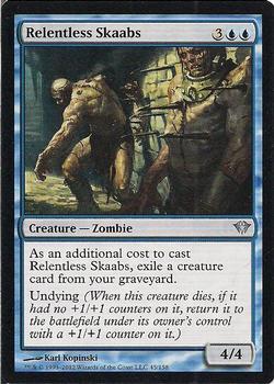 2012 Magic the Gathering Dark Ascension #45 Relentless Skaabs Front