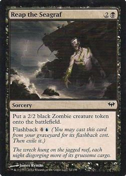 2012 Magic the Gathering Dark Ascension #72 Reap the Seagraf Front