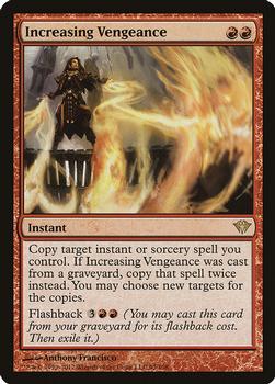 2012 Magic the Gathering Dark Ascension #95 Increasing Vengeance Front