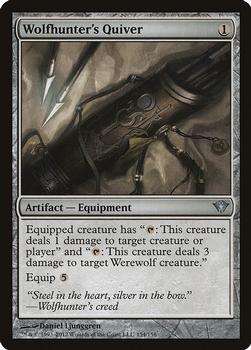 2012 Magic the Gathering Dark Ascension #154 Wolfhunter's Quiver Front