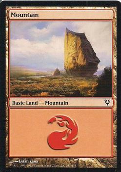 2012 Magic the Gathering Avacyn Restored #241 Mountain Front