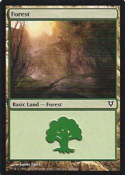 2012 Magic the Gathering Avacyn Restored #242 Forest Front