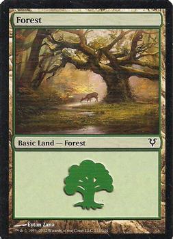 2012 Magic the Gathering Avacyn Restored #244 Forest Front
