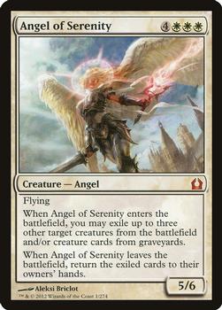 2012 Magic the Gathering Return to Ravnica #1 Angel of Serenity Front