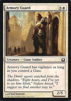 2012 Magic the Gathering Return to Ravnica #2 Armory Guard Front