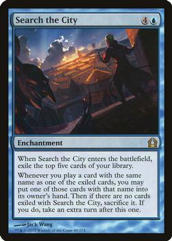 2012 Magic the Gathering Return to Ravnica #49 Search the City Front