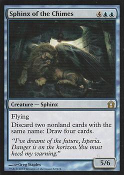 2012 Magic the Gathering Return to Ravnica #52 Sphinx of the Chimes Front