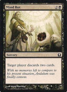 2012 Magic the Gathering Return to Ravnica #70 Mind Rot Front