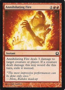 2012 Magic the Gathering Return to Ravnica #85 Annihilating Fire Front