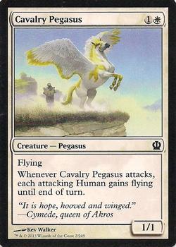 2013 Magic the Gathering Theros #2 Cavalry Pegasus Front