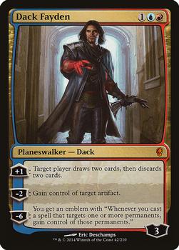 2014 Magic the Gathering Conspiracy #42 Dack Fayden Front