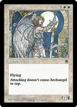 1997 Magic the Gathering Portal #NNO Archangel Front