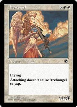 1998 Magic the Gathering Portal Second Age #NNO Archangel Front