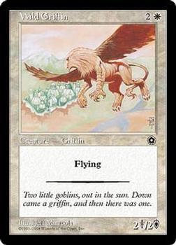 1998 Magic the Gathering Portal Second Age #NNO Wild Griffin Front