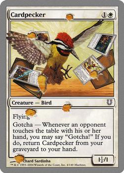 2004 Magic the Gathering Unhinged #4 Cardpecker Front