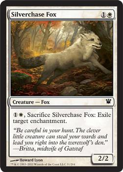 2011 Magic the Gathering Innistrad - Foil #31 Silverchase Fox Front