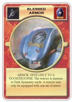 1995 DoomTrooper #NNO Blessed Armor Front