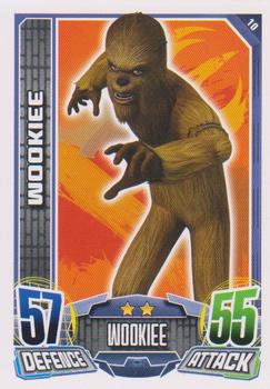 2015 Topps Star Wars Rebel Attax #10 Wookiee Front