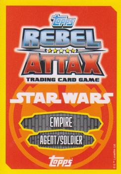 2015 Topps Star Wars Rebel Attax #79 Agent Kallus & Stormtrooper Back