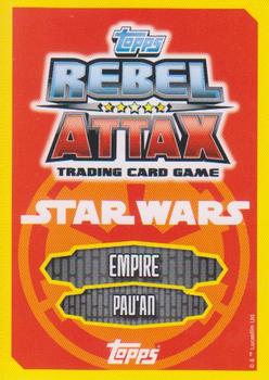2015 Topps Star Wars Rebel Attax #149 The Inquisitor Back