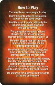 2004 Top Trumps Juniors Power Rangers Ninja Storm #NNO Title Card Back